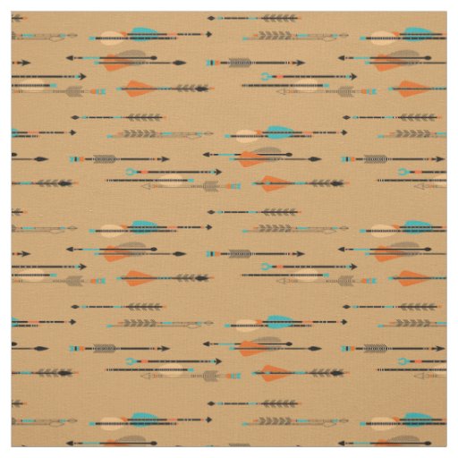 American Indian Arrows Fabric