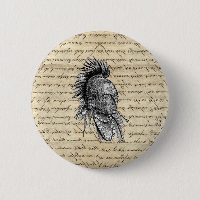 American Indian Button (Front)