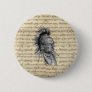 American Indian Button