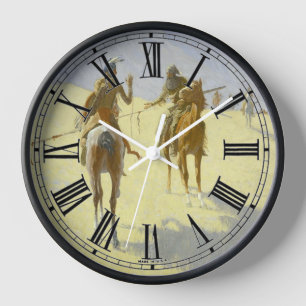American Indian by Remington Clock