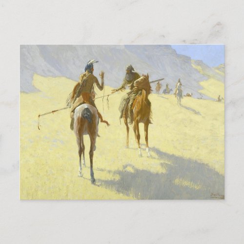 American Indian by Remington Postcard