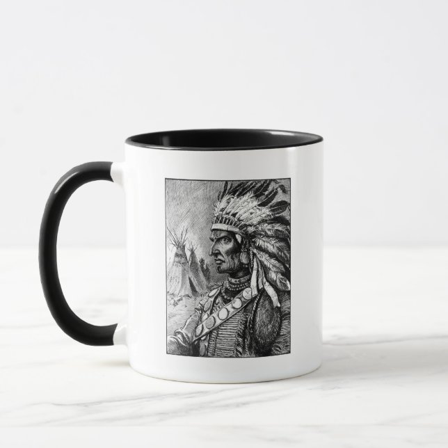American Indian Chief Mug (Left)