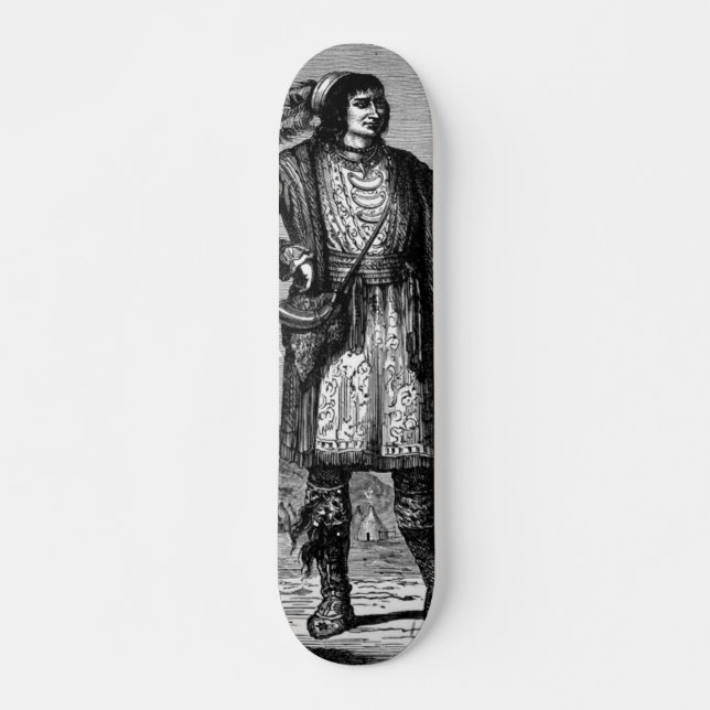 American Indian Chief Skateboard Deck (Front)