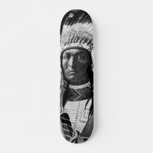 American Indian Chief Skateboard Deck