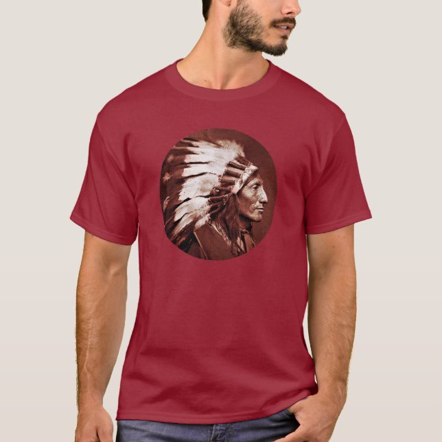 American Indian Chief T-Shirt (Front)