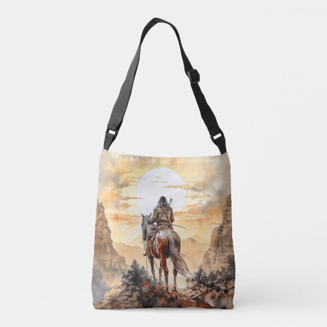 American Indian Crossbody Bag (Back)