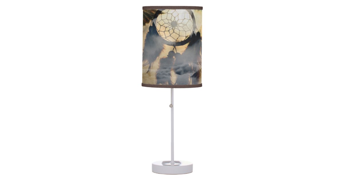 American Indian Dream Catcher Wolf Eagle Lamp Zazzle Com American Indian Dream Catcher Wolf, Dream Catcher Lamp Shade