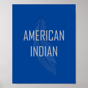 American Indian Feather Posters