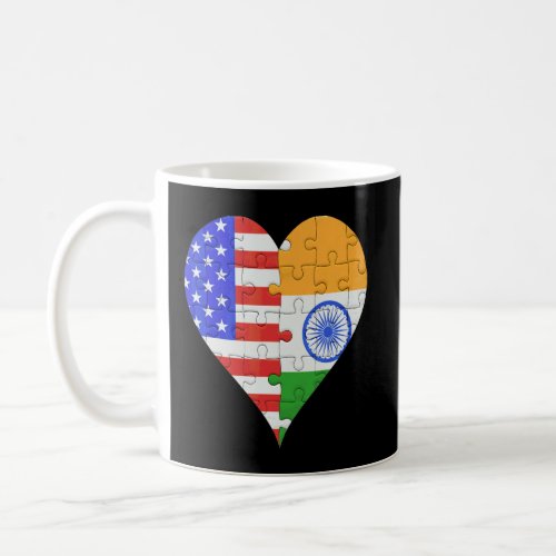 American Indian Flag Heart  Coffee Mug