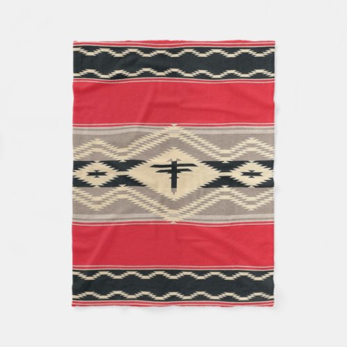 American Indian Fleece Blanket