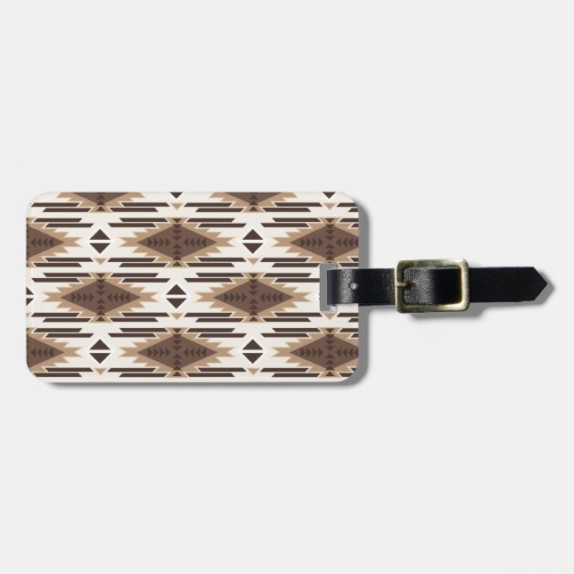 American Indian Luggage Tag (Front Horizontal)