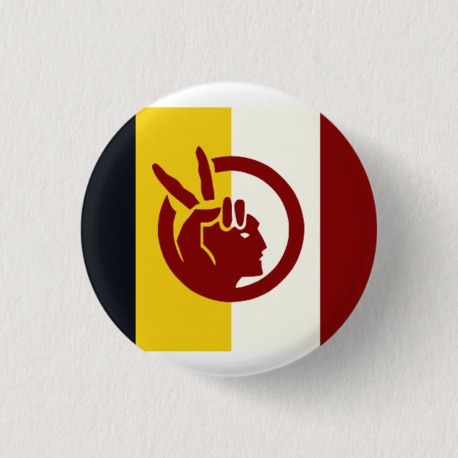 American Indian Movement flag Button (Front)