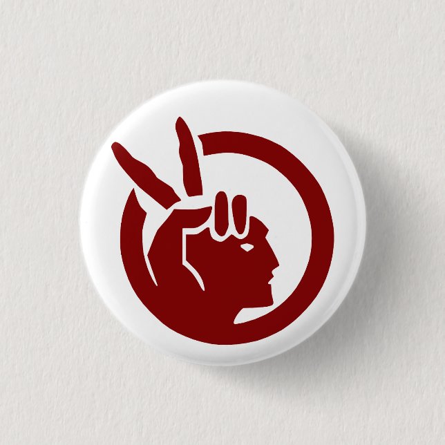 American Indian Movement flag Button (Front)