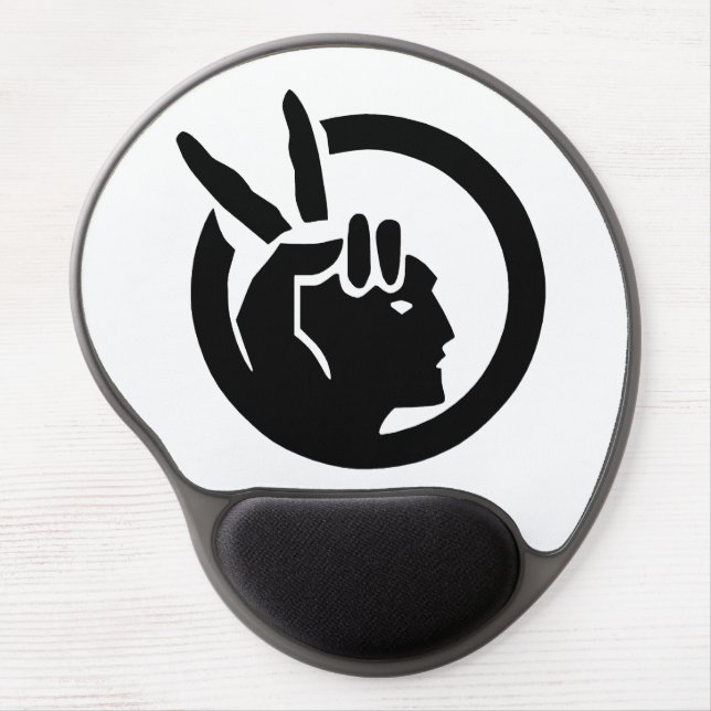 American Indian Movement flag Gel Mouse Pad (Front)