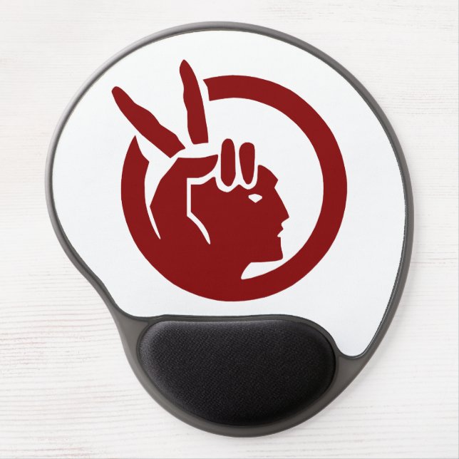 American Indian Movement flag Gel Mouse Pad (Front)
