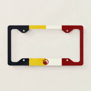 American Indian Movement flag License Plate Frame