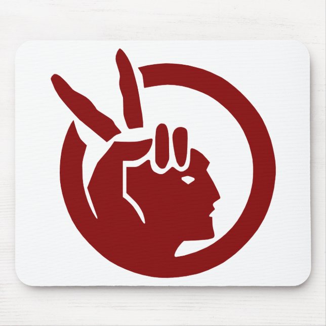 American Indian Movement flag Mouse Pad (Front)