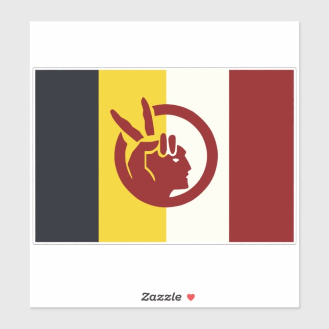 American Indian Movement flag Sticker (Sheet)
