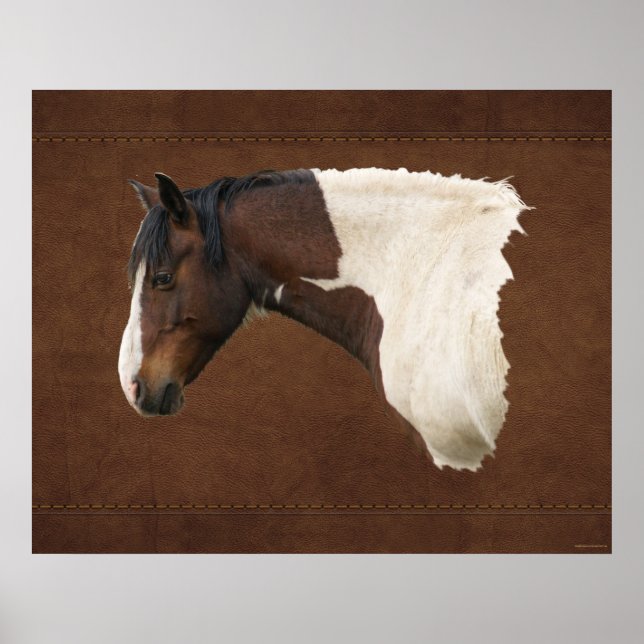 American Indian Painted Pony Horse-lover Print (Front)