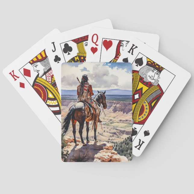American Indian Poker Cards (Back)