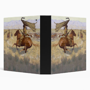 American Indian stampede 3 Ring Binder