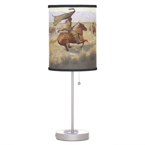 American Indian stampede Table Lamp