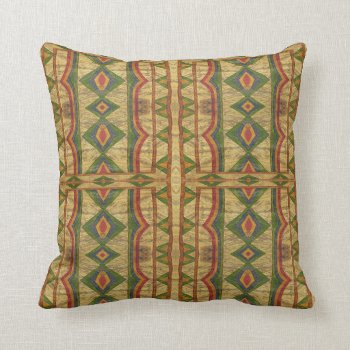 American Indian Style Parfleche Pillow by Medicinehorse7 at Zazzle