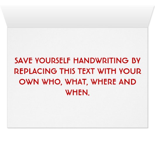 AMERICAN INDIAN TOTEM: PARTY CARD (Inside Horizontal (Bottom))