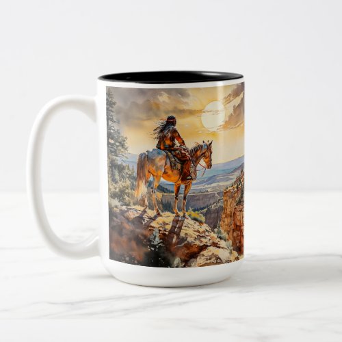 American Indian Two_Tone Coffee Mug