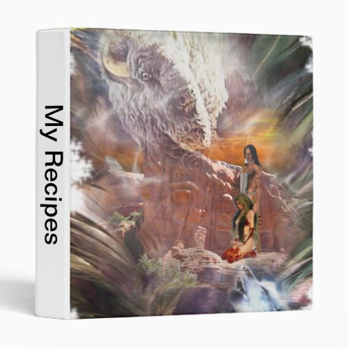 American Indian Wedding Night Vignette 3 Ring Binder