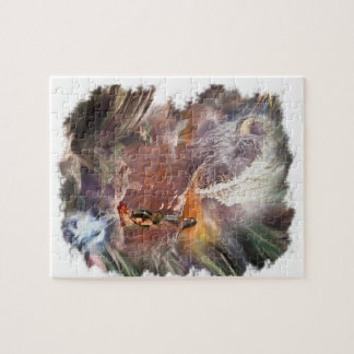 American Indian Wedding Night Vignette Jigsaw Puzzle