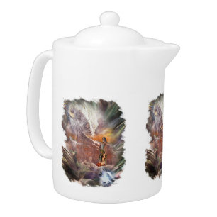 American Indian Wedding Night Vignette Teapot