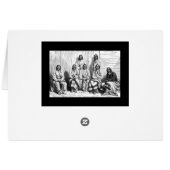 American Indians Greeting Card (Back Horizontal)