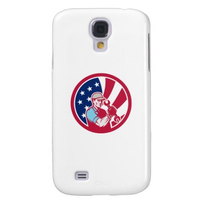 American Industrial Maintenance Mechanic USA Flag Galaxy S4 Case