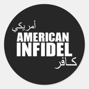 American Infidel Classic Round Sticker
