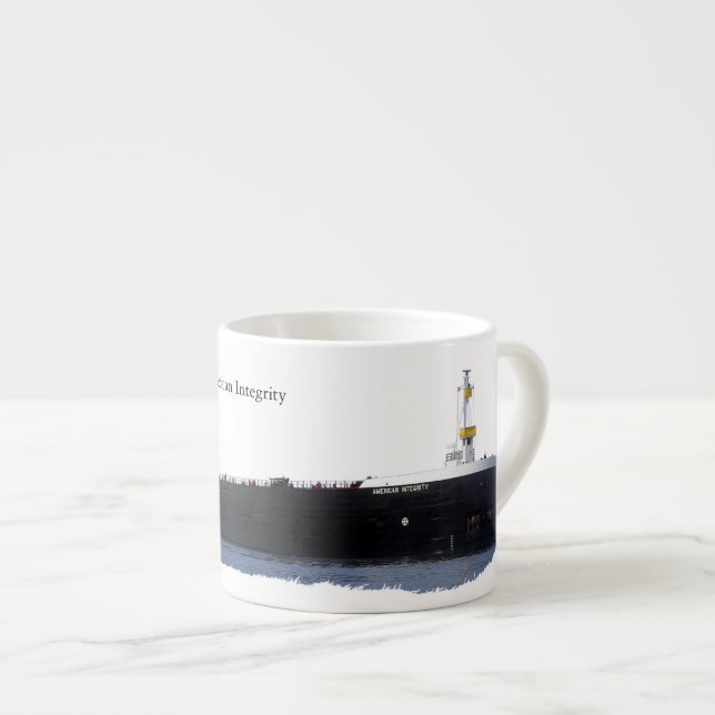 American Integrity cutout espresso mug (Front Right)
