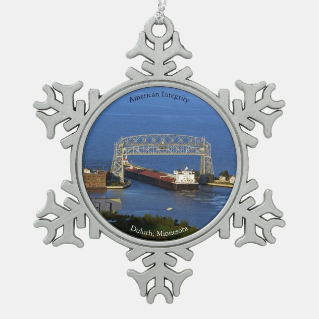 American Integrity Duluth ball/snowflake ornament (Front)