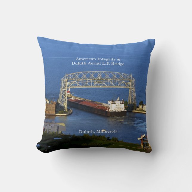 American Integrity Duluth square pillow (Front)