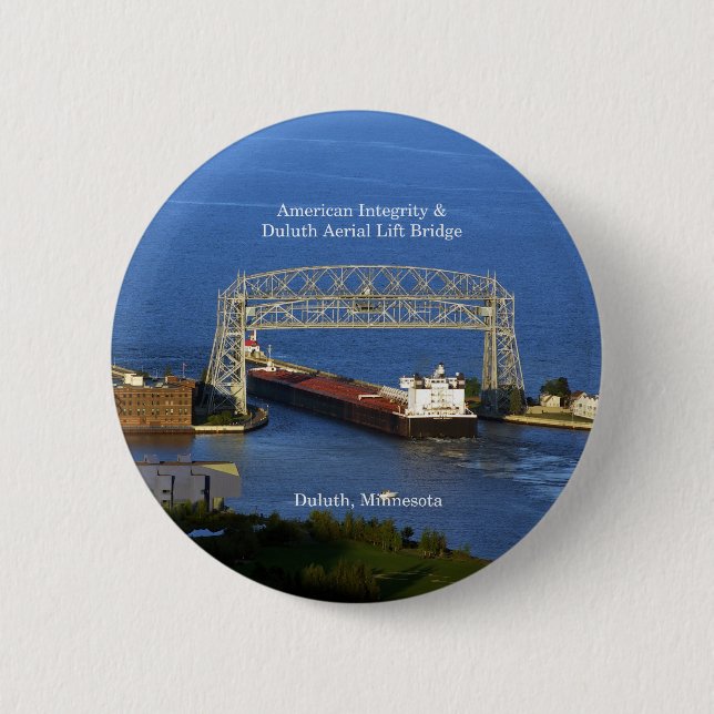 American Integrity in Duluth button (Front)