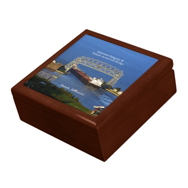 American Integrity in Duluth keepsake box (Side)