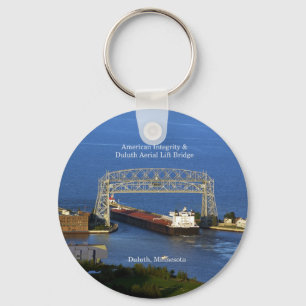 American Integrity in Duluth key chain