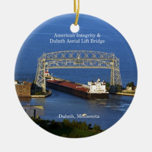 American Integrity in Duluth ornament