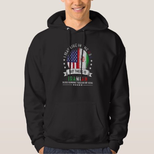 American Iranian Home in US Patriot American Iran  Hoodie