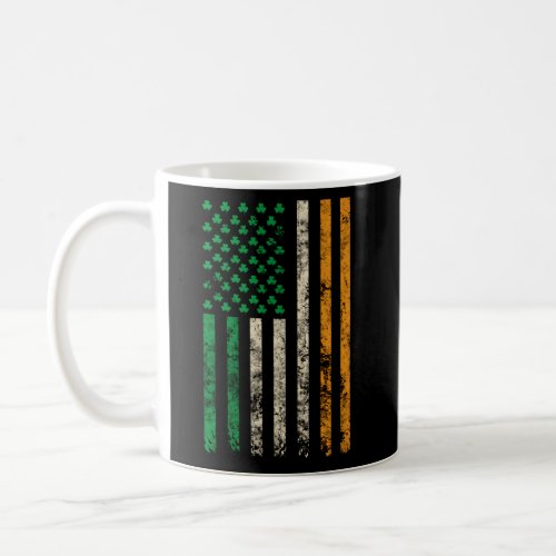 American Ireland Flag Shamrock Irish Flags Coffee Mug