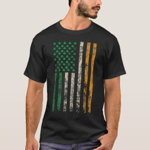 American Ireland Flag Shamrock Irish Flags Men Wom T-Shirt