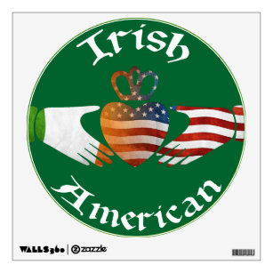American Irish Claddagh Design Wall Cling Wall Sticker