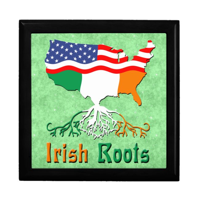 American Irish Roots Giftbox Jewelry Box (Front)