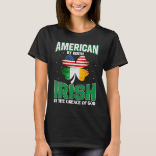 American Irish Shamrock Lucky St Patricks Day Men T-Shirt