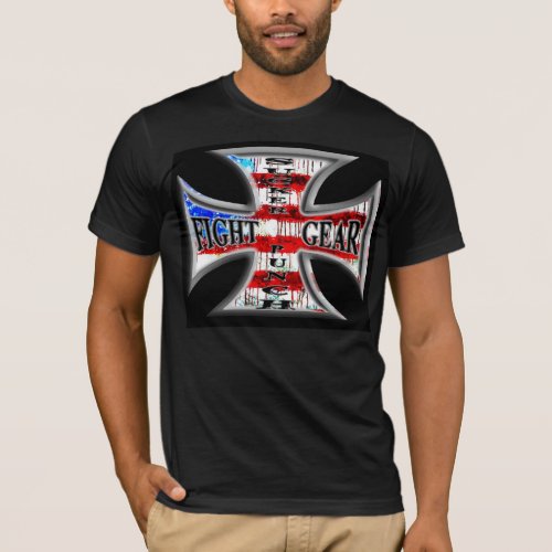 AMERICAN IRON CROSS T_Shirt