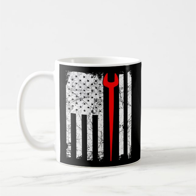 American Ironworker Coffee Mug (Left)